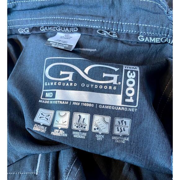 Game Guard Men's Charcoal Shorts Size Med - Picture 10 of 13